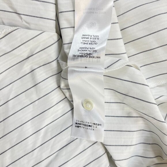 NWOT SEE BY CHLOÉ Embroidery Floral Tie-Neck Stripe Blouse Sz 38/6 Long Sleeves - Picture 11 of 13